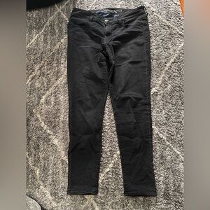 American Eagle Outfitters Black Jeggings Size 8 Short Super Stretch